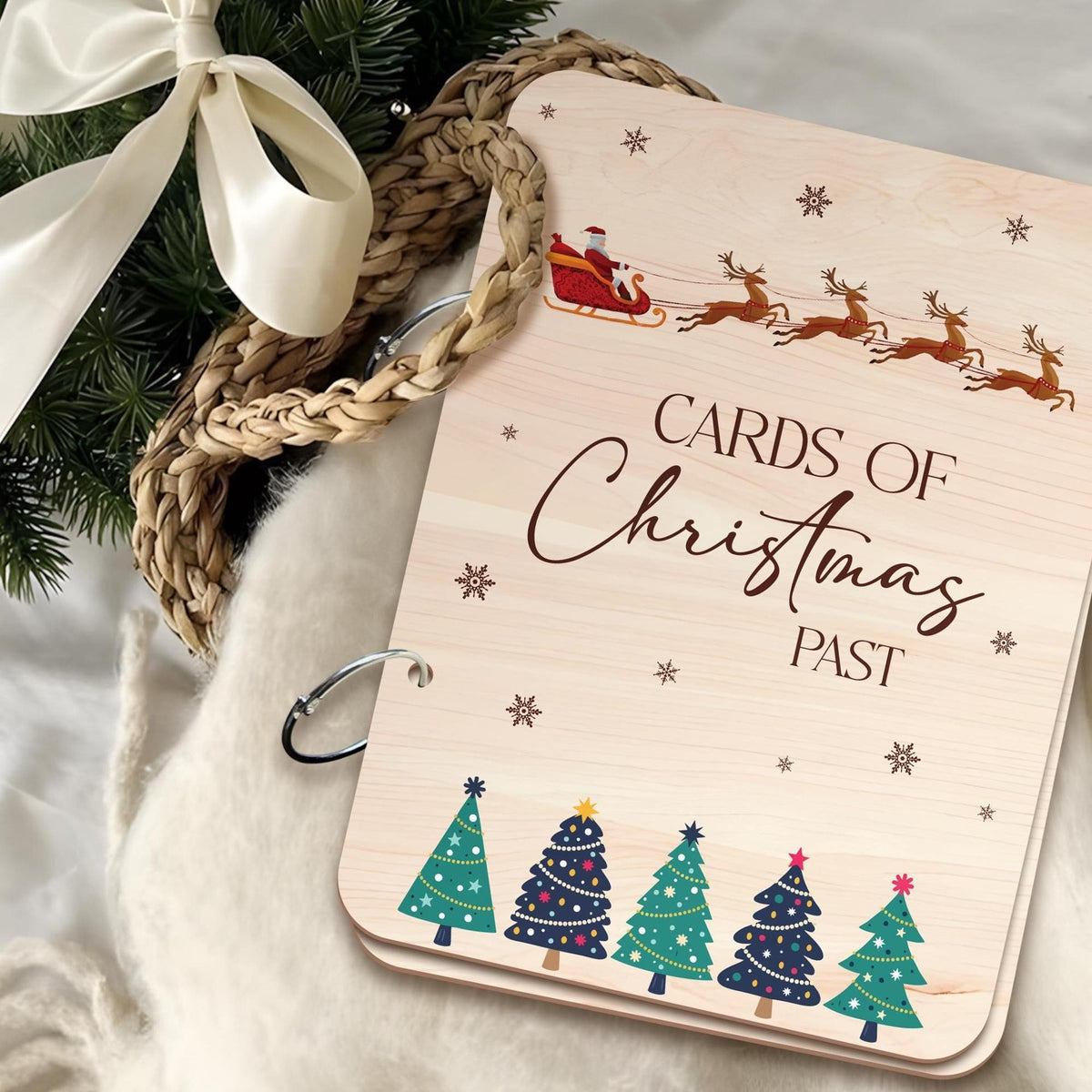 🔥Christmas Hot Sale 50% OFF🎄Personalized Christmas Card Book Holder