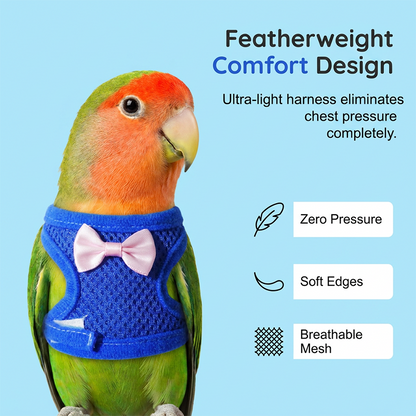 🔥⏰⏳🔥Parrot Flight Harness with Leash