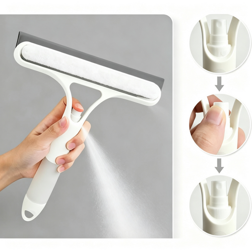 3 In 1 Spray Window Squeegee