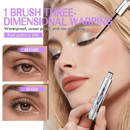 Waterproof & Sweatproof Lengthening & Curling Mascara