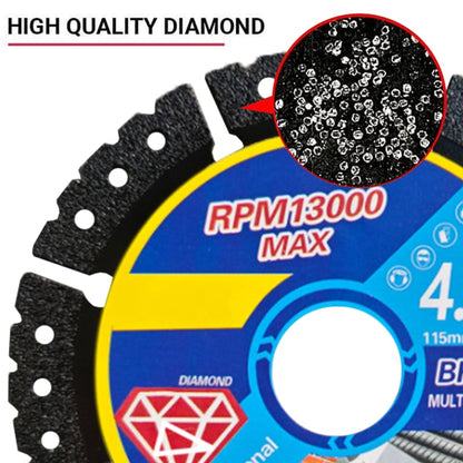 🛠️ ✨ 4.5" Multi-Material Diamond Blade - Zero Compromise, Max Durability