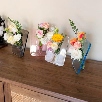 Picture frame vase