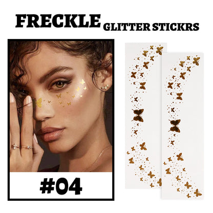 🔥LAST DAY SALE 49% OFF🎁Glitter Freckle Facial Tattoo Stickers