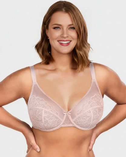 Full Coverage Lace Minimizer Bra