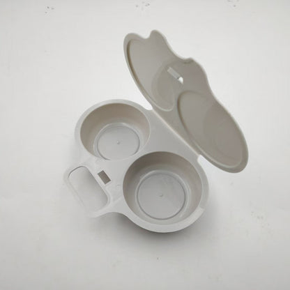 🥚✨! Dual Cavity Microwave Egg Poacher – Quick oil‑free cooking, food‑grade PP & versatile. Perfect for busy mornings – healthy breakfast in minutes! ⚡🍳