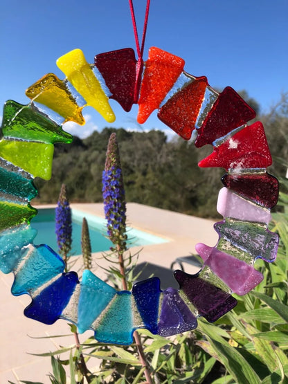 🔥LAST DAY 50% OFF - 🌈✨Rainbow wreath suncatcher
