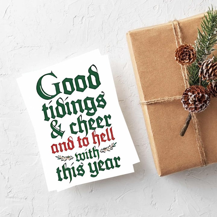 💥CHRISTMAS SALE💥🦖Funny Christmas Greeting Cards✉🎁