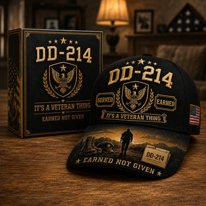 🔥Hot Sale 50% OFF - 🎖️DD-214 Served Earned Commemorative Cap(Breathable & Lightweight Comfort & Unisex Fit)