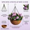✈️🌺Faux Crepe Myrtle Hanging Baskets – Ultra-Realistic🌸✨