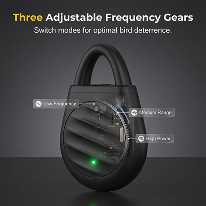 🔥Limited time offer！🐦No more trouble from birds, beasts and locusts！Portable Ultrasonic Bird Repellent Keychain