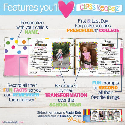 🔥Last 4 hours Sale: Save 50%- School Days Memory Book