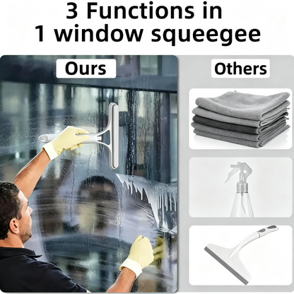 3 In 1 Spray Window Squeegee