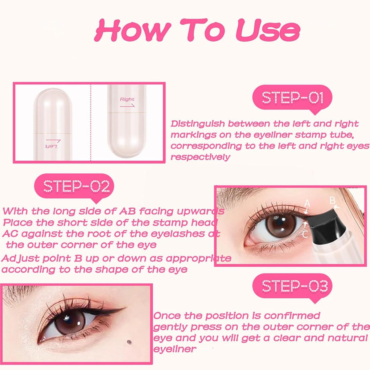 Waterproof Winged Eyeliner Stamp