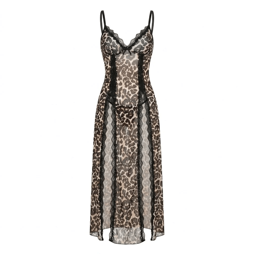 🔥Last Day 49% OFF - Sheer Floral Rose Print Maxi Dress 🎁