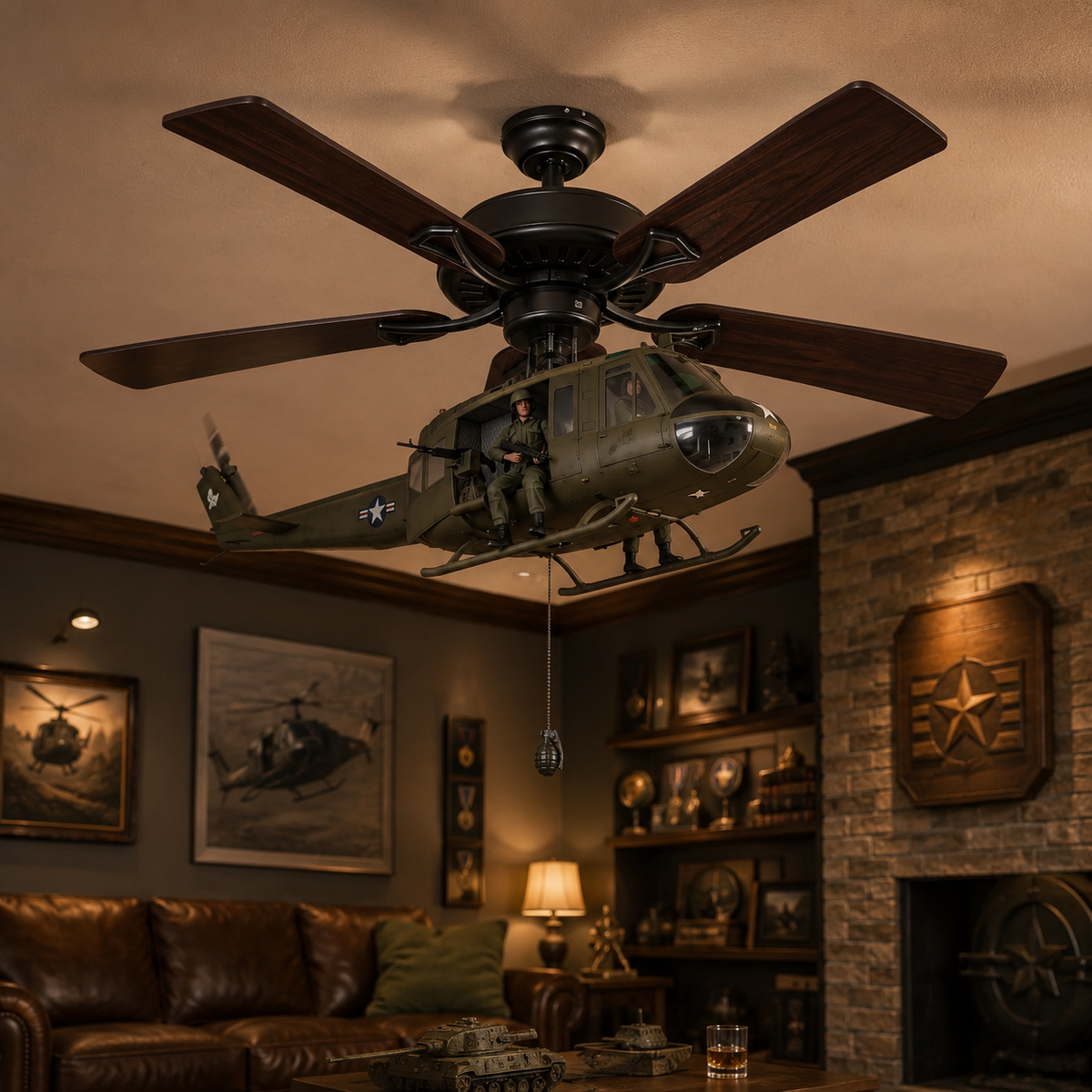🚁Helicopter Ceiling Fan Attachment Kit – Decorative Ceiling Fan Accessories for Home & Room Decor