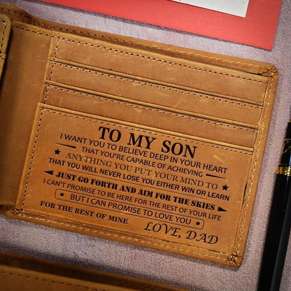 🔥LAST DAY 50% OFF💸Engraved Genuine Leather Wallet🎁