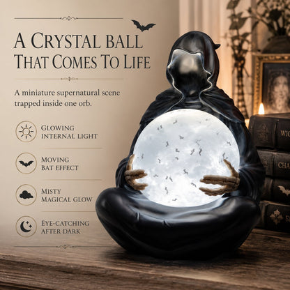 💀 Mystic Reaper Crystal Ball Light