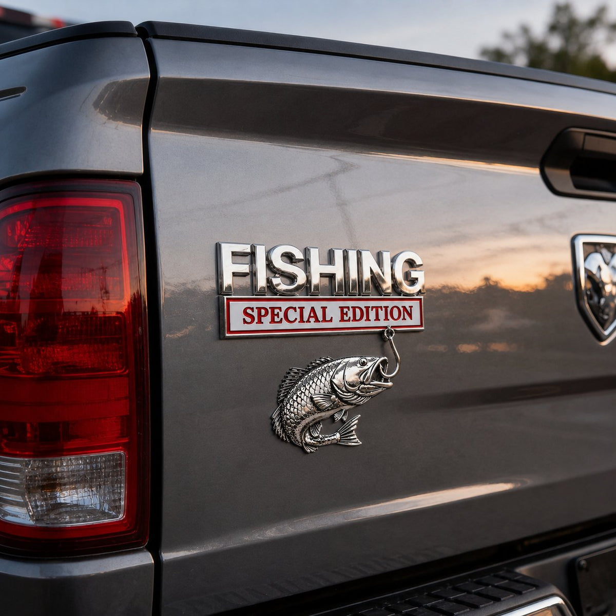 🔥Hot Sale 49% OFF- 🎣 Fishing Special Edition Premium 3D Metal Vehicle Emblem Badge