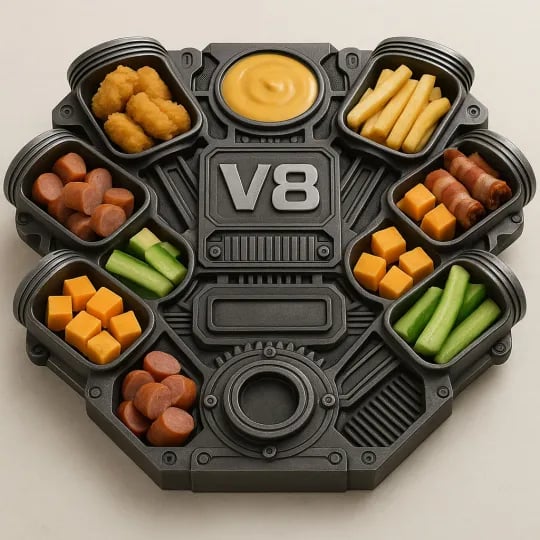 🔥Last Day 49% OFF - 🚗V8 Engine Food Platter