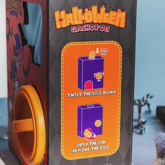 🔥Last Day 50% OFF🎁Mini Holiday Gashapon Machine – Fun, Reusable & Perfect for Halloween & Christmas Magic 🕹️🎄