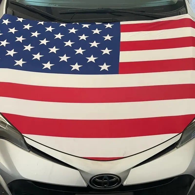 🎉Father's Day Hot Sale 49% OFF🔥American Car Hood Flag🦅