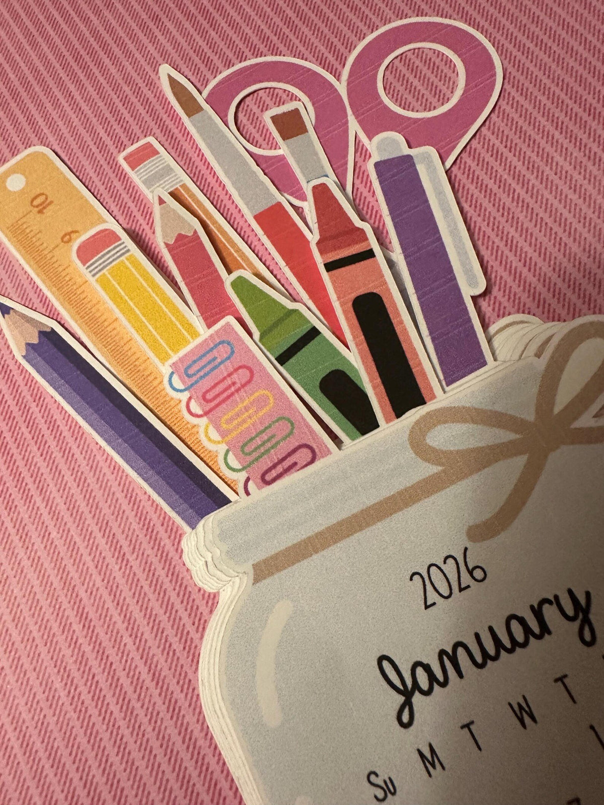 2026 Desk Calendar, 2026 Stationary Calendar, 2026 Teacher Calendar