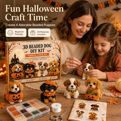 🔥Last Day 49% OFF - 🎁🐶🎃🐶3D Halloween Dog DIY Art Set