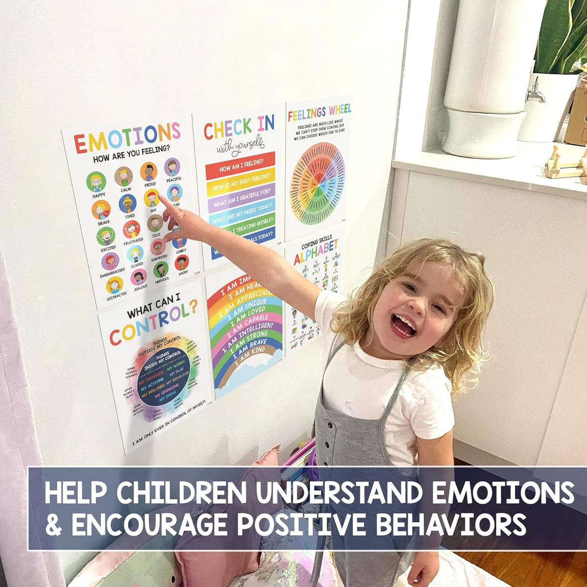 🔥Last Day 49% OFF❤️12 Pcs Calming Corner Posters