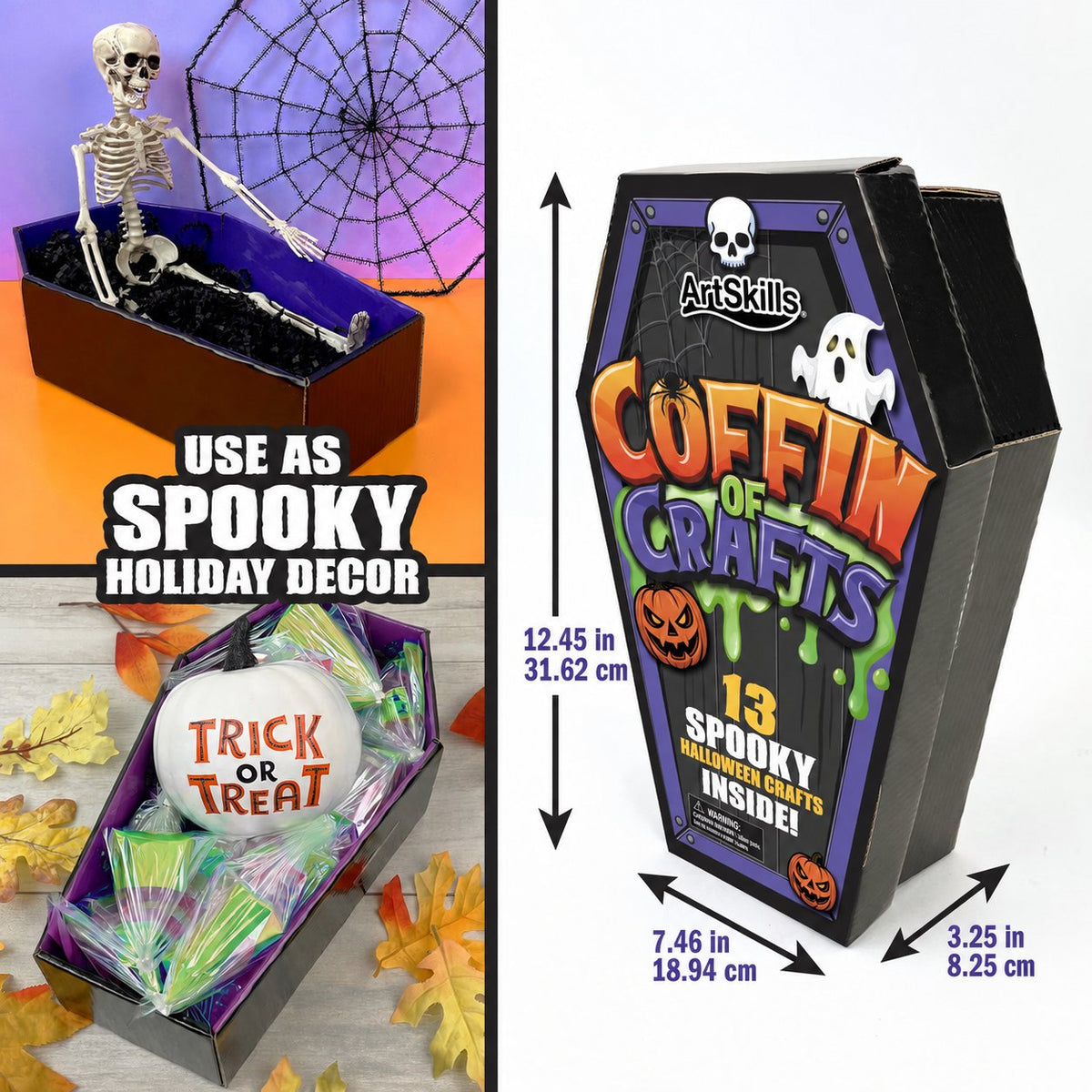 🎉Coffin Of Crafts Halloween Advent Calendar 2026 🎃 | 13 Days Of Spooky Crafts & Creative Surprises For Kids