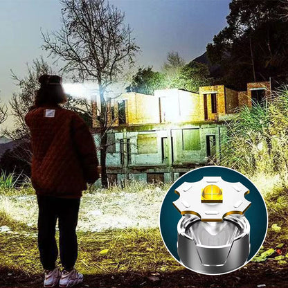 🎁🐟 [Bright Gift: Hot Sale 80% OFF👍 – Limited Time!⏰] Portable Waterproof Smart LED Headlamp – Outdoor Fishing Essential, Motion Sensor, USB Charging. Hands-Free & Reliable! 🔦💧✨（副本）