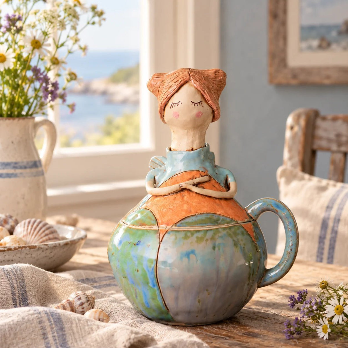 🔥Last Day 50% OFF 💖🧚‍♀️Handcrafted Fairies Storage Jar/Mug