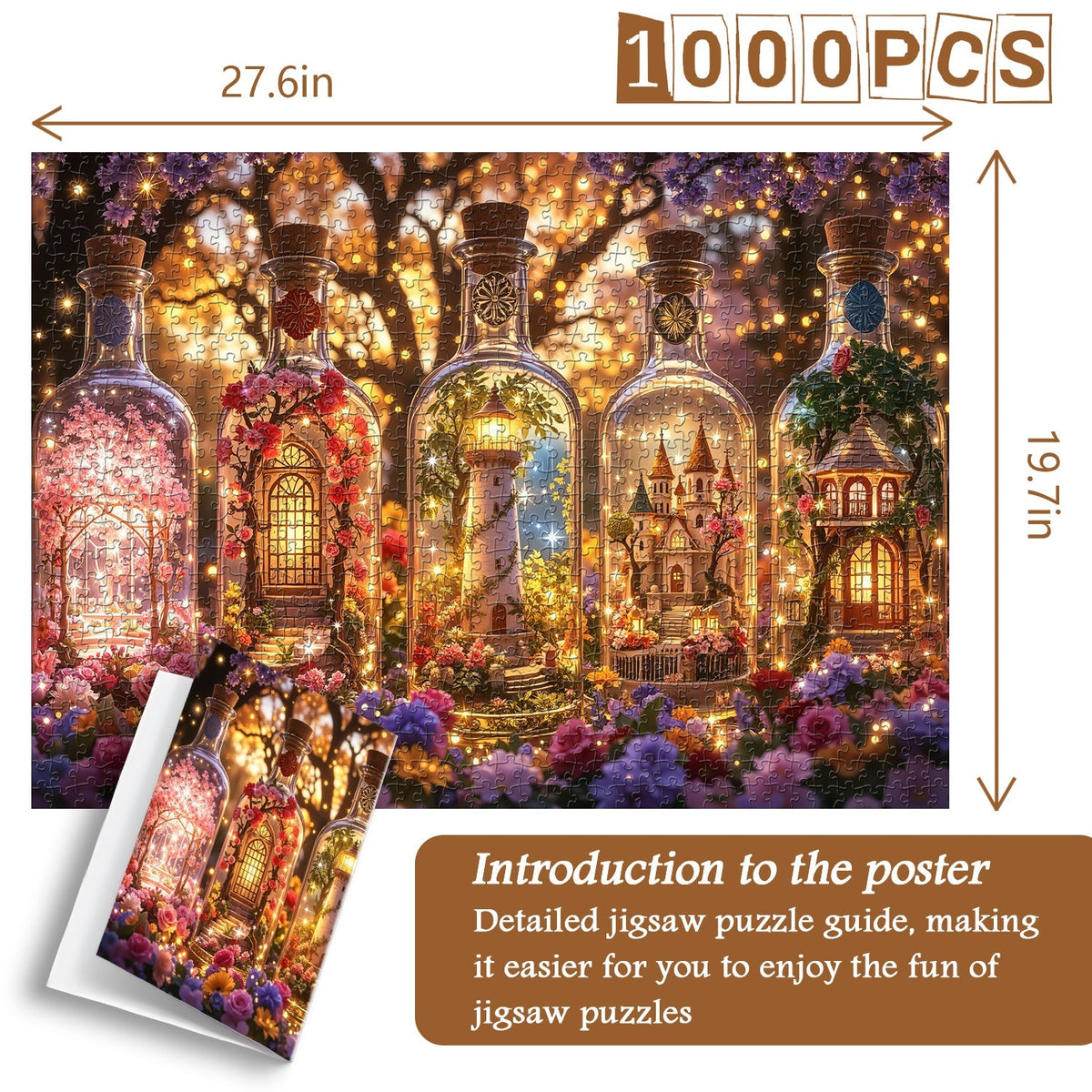 Enchanted Jars of Light Jigsaw Puzzle 1000 Pieces