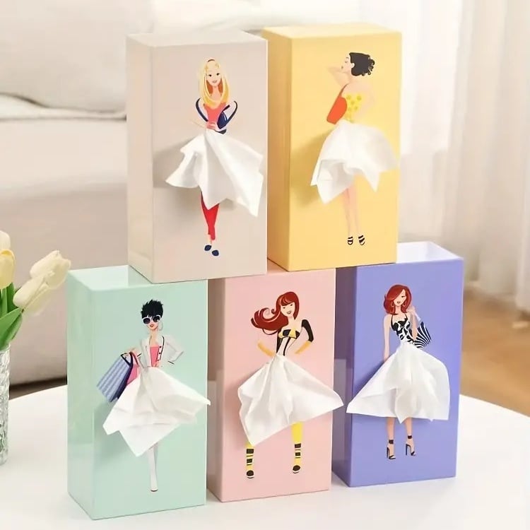 🔥Hot Sale 50% Off🔥👗Flying Skirt Tissue Box🧻