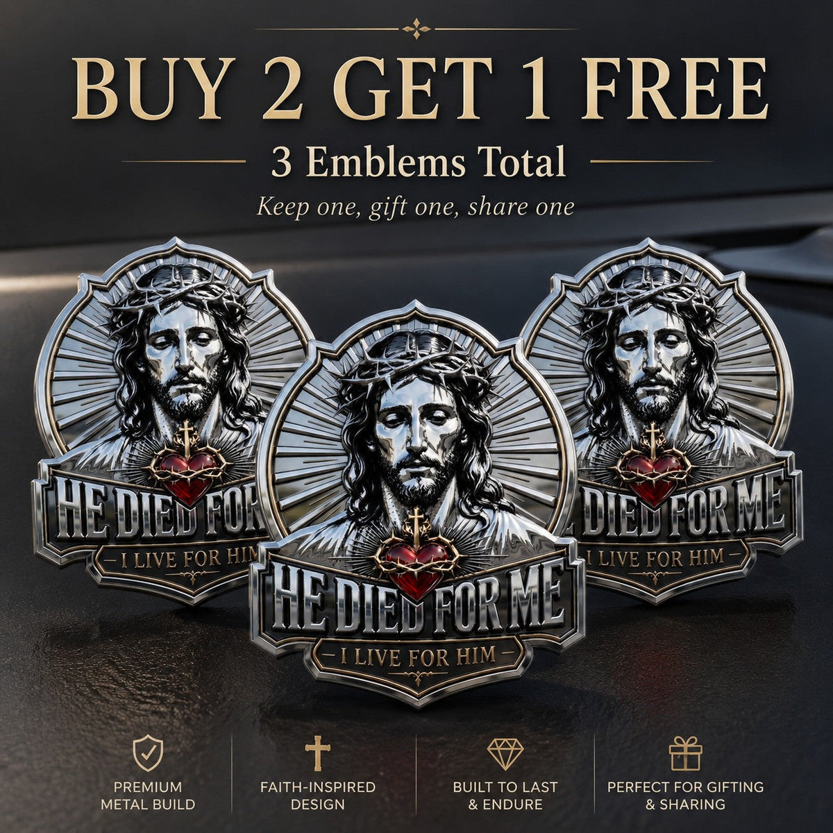 🔥Hot Sale 49% OFF🔥 -He Died For Me Emblem