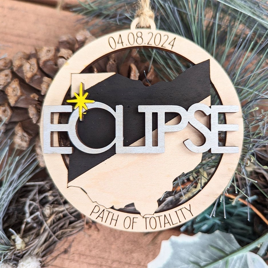 Solar Eclipse 2024 Ornament