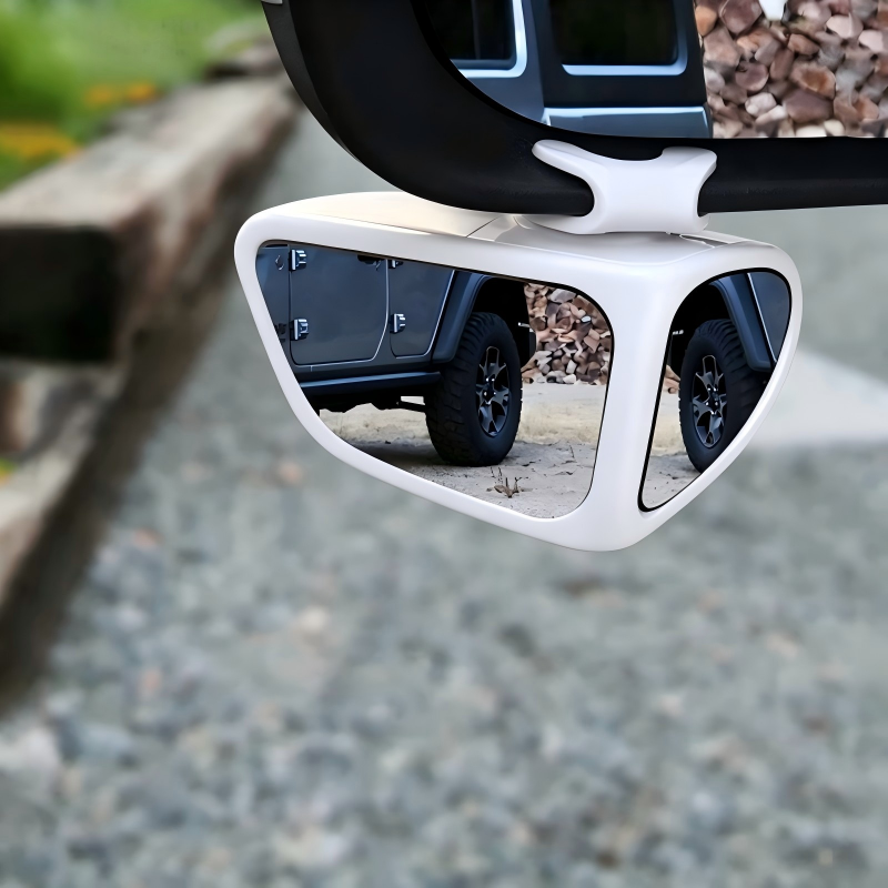 360-Degree Car Blind Spot Mirrors: Wide-Angle Reversing Auxiliary Mirrors for Front and Rear Wheels, Ultra-Clear Reflectors