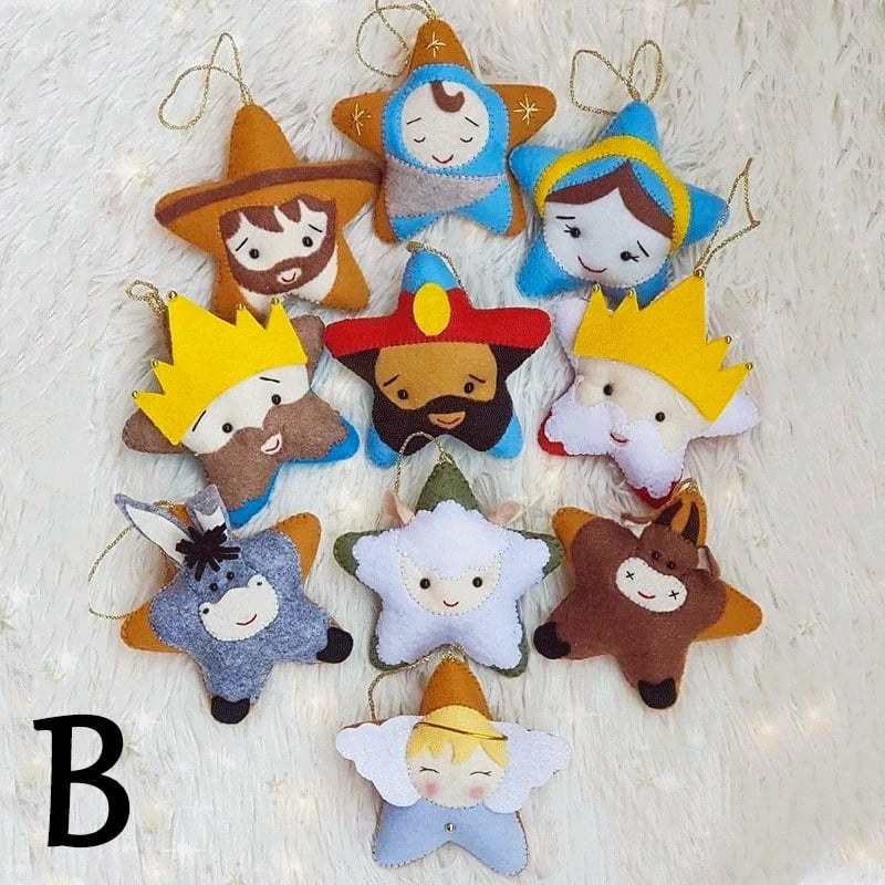 🔥Last Day 50% OFF ✝️🪡DIY Christmas Nativity Star Sewing Kit