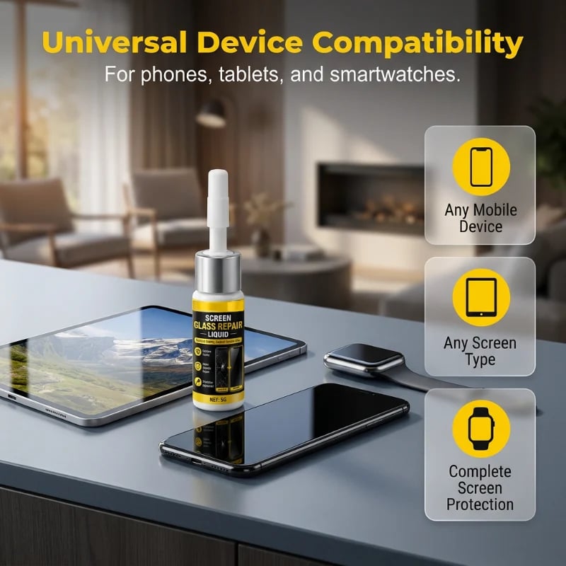 🔥Hot Sale 50% OFF🔥 Portable Screen Scratch Repair Liquid – 3ml Nano Polish, for Minor Scratches 📱