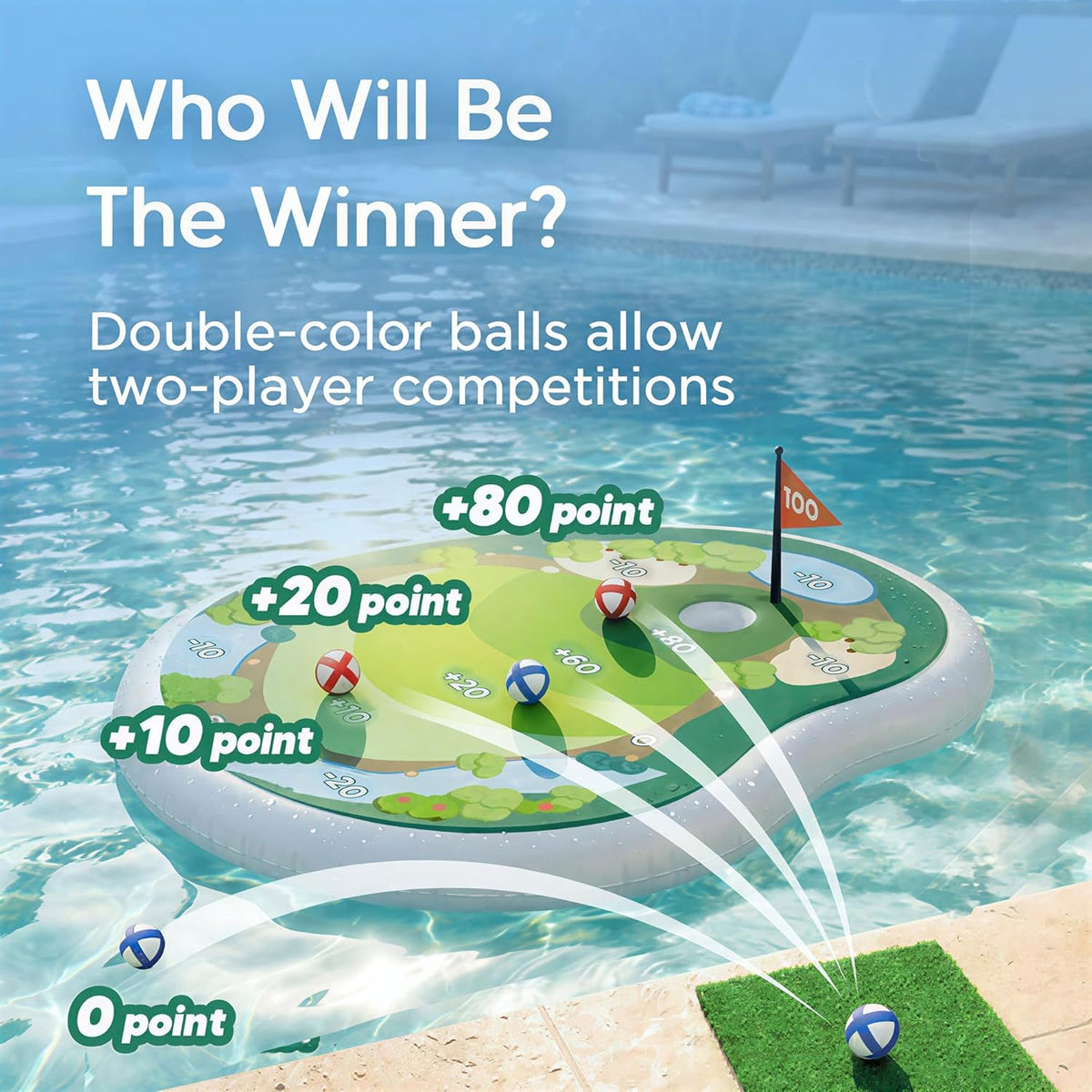 Floating Golf Game Set | Ultimate Pool Fun for Kids & Families 🏌️