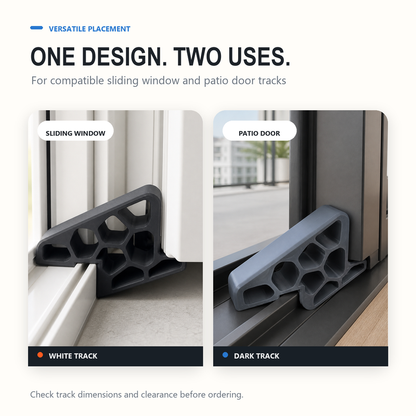 🚪✨ Less Slamming--Secure Track Door Stop