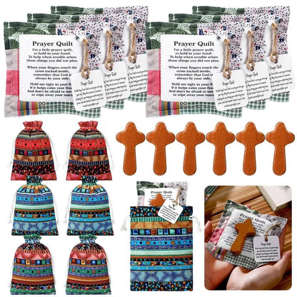 🎁Easter Prayer Gift Pocket Prayer Quilt Set✝️