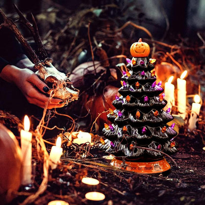 🔥Last 48 hours 57% off -🎄🎃 Halloween Ceramic Christmas Tree ✨