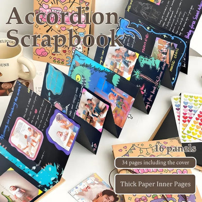 🌷The Memory Keeper: Mother's Day Edition 99+ Inch Accordion Scrapbook Album📚