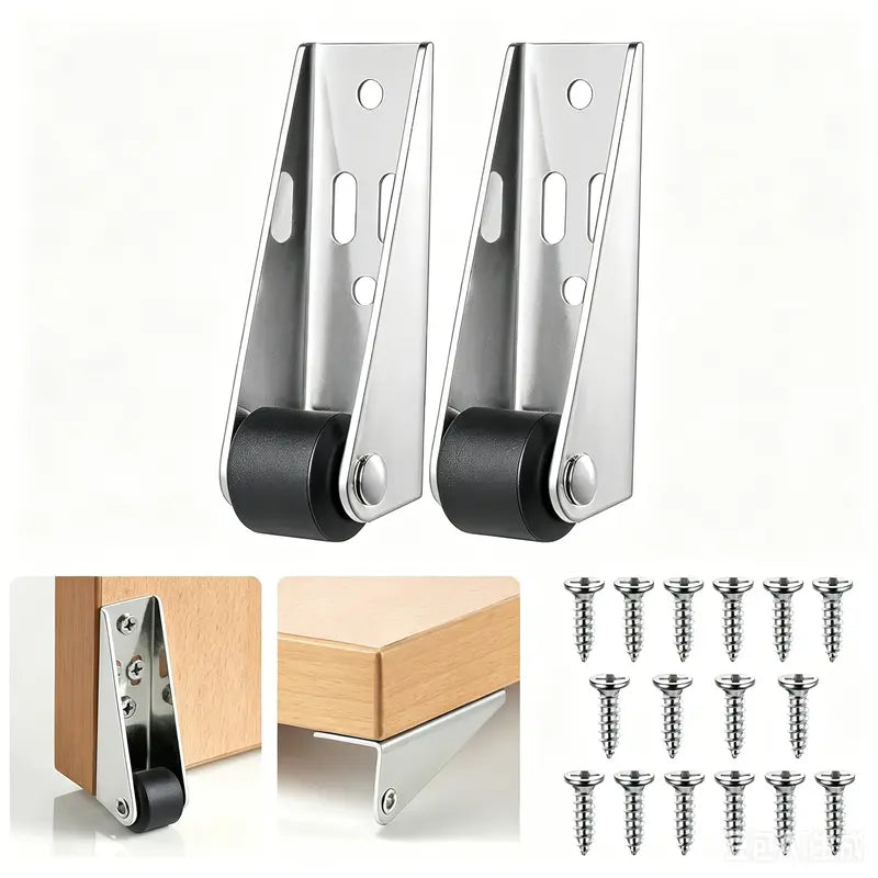 ✨✨🍯 Door anti-sagging pulleys– ✨ Smooth and quiet sliding – Suitable for barn doors, cabinets, and wardrobes