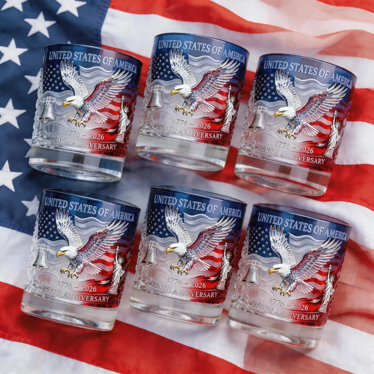 🔥Father's Day 50% OFF🔥Limited Edition 2026 USA 250th Anniversary Commemorative Glass – 1776-2026 Heritage Edition