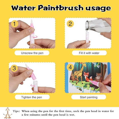 🔥Last 4 hours Sale: Save 50%- Reusable Magic Water Doodle Book