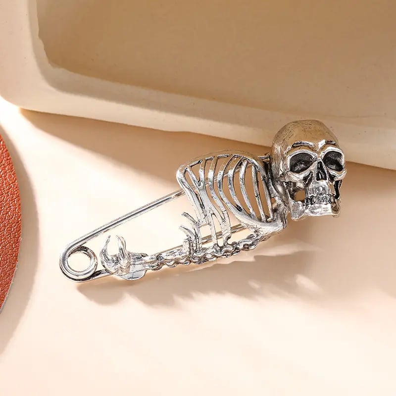 🔥🎁 - 🧷Mystical Skull Pin Brooch - Gothic Style Jewelry