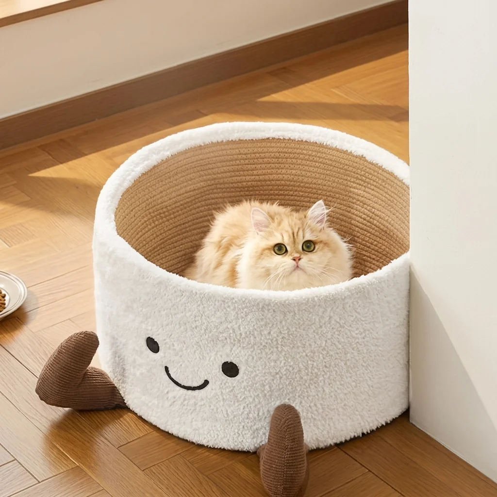 🐾Cute Coffee Mug Shaped Pet Bed For Dogs & Cats
