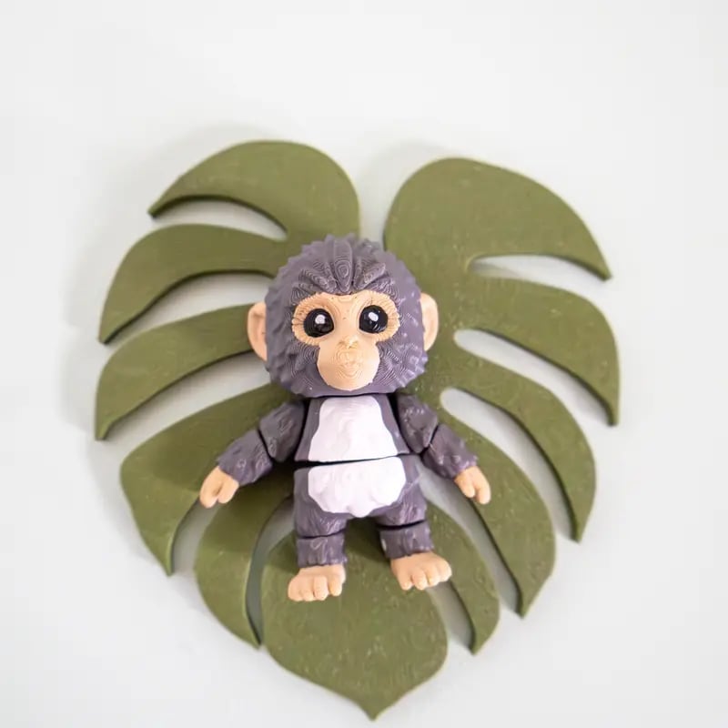 🐒🧸Punch Monkey & His Tiny Plush Buddy Keychain💕🎁Emotional Gift for Animal Lovers, Family, Friends, Loved Ones