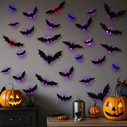 🔥Limited-Time  Halloween LED Flying Bat Decorations